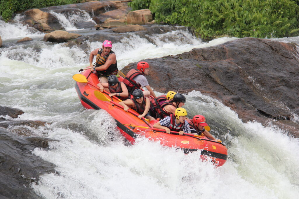 water rafting